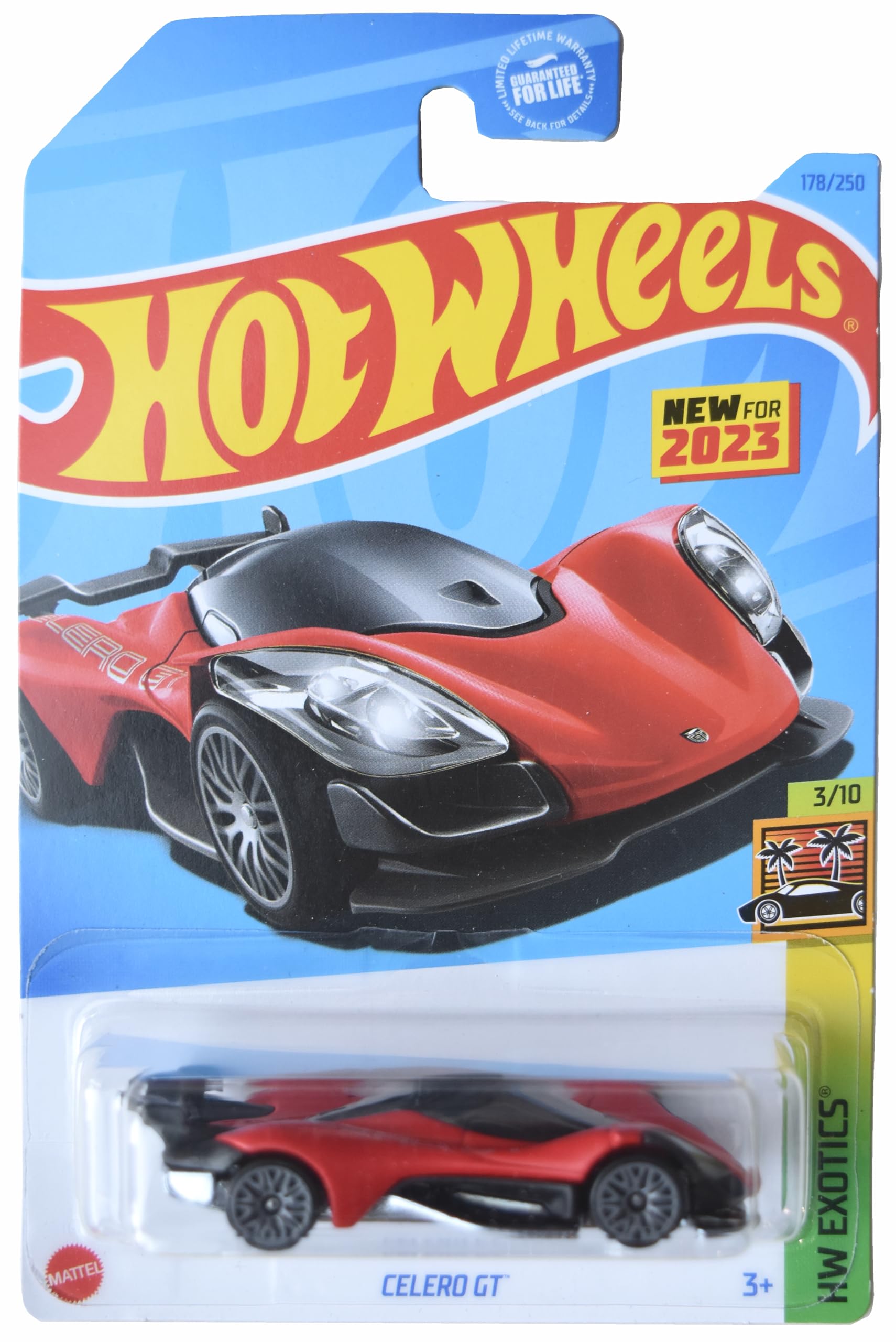 Amazon.com: Hot Wheels Celero GT, HW Exotics 3/10 [red/Black] 178
